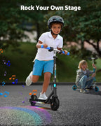 Gyroor H30 Max Electric Scooter for Kids, 150W Powerful Motor, Dual Brake System, LED Display, Adjustable Height & Speed, Best G