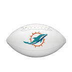 Wilson Nfl Live Team Autograph Football, Miami Dolphins