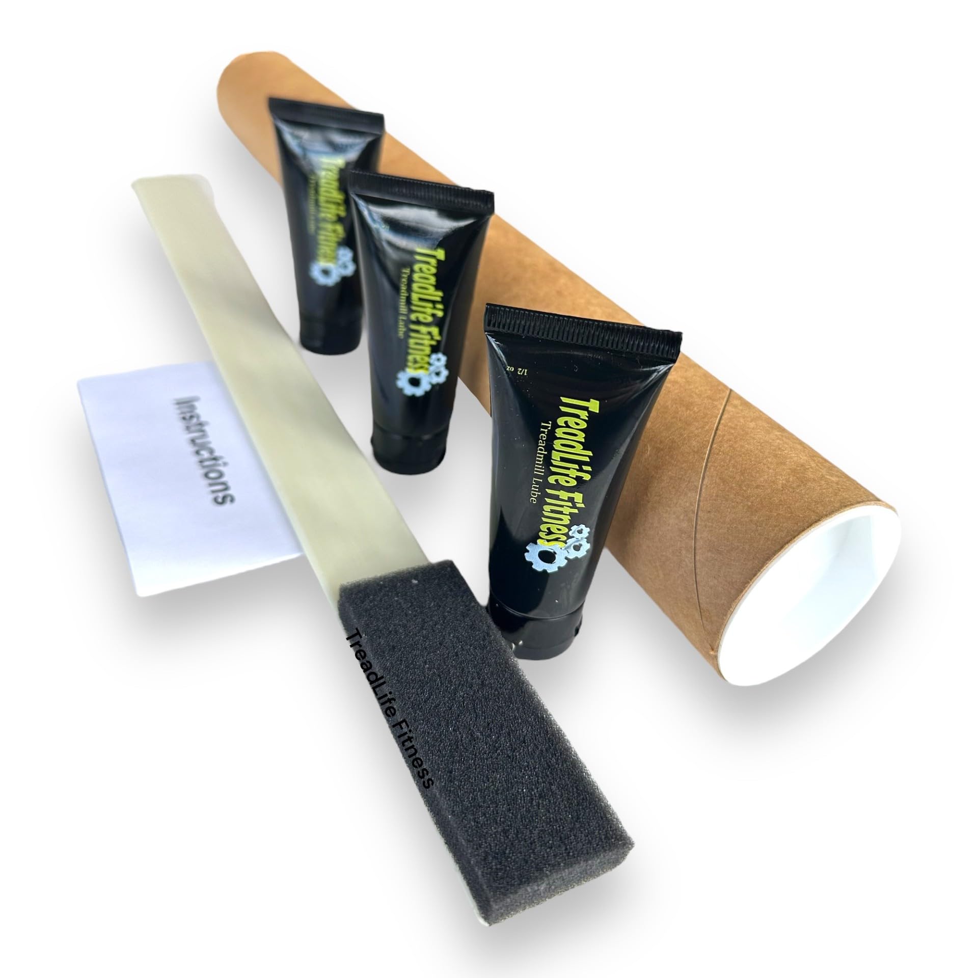 Treadmill Lube Kit (SlickStick3) - 15 Applicator Wand - 3 Applications of Lube - Instructions