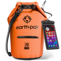Earth Pak Waterproof Dry Bag with Zippered Pocket - Waterproof Dry Bag Backpack Keeps Gear Dry for Boating, Camping, Fishing, Be