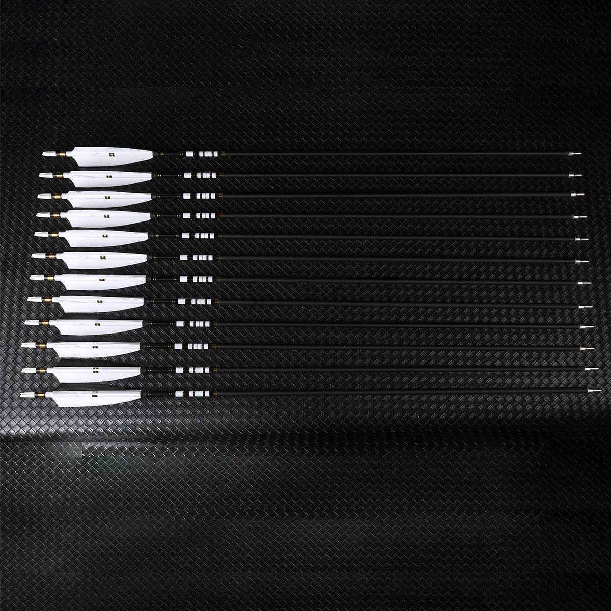 Pmz Archery 31 Mix Carbon Arrow 6Pcs 12Pcs For Hunting Recurve Bow(6Pcs,With Stickers)