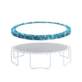 Machrus Upper Bounce Trampoline Replacement Safety Pad 6Ft - 16Ft Round-Trampolines Spring Cover Pvc Trampoline Skirt (Maui Marb