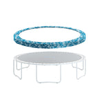 Machrus Upper Bounce Trampoline Replacement Safety Pad 6Ft - 16Ft Round-Trampolines Spring Cover Pvc Trampoline Skirt (Maui Marb