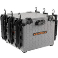 YakAttack BlackPak Pro Kayak Fishing Crate - Includes 6 Attachable Fishing Rod Holders, 16 x 16 - Battleship Grey | Kayak Fishin