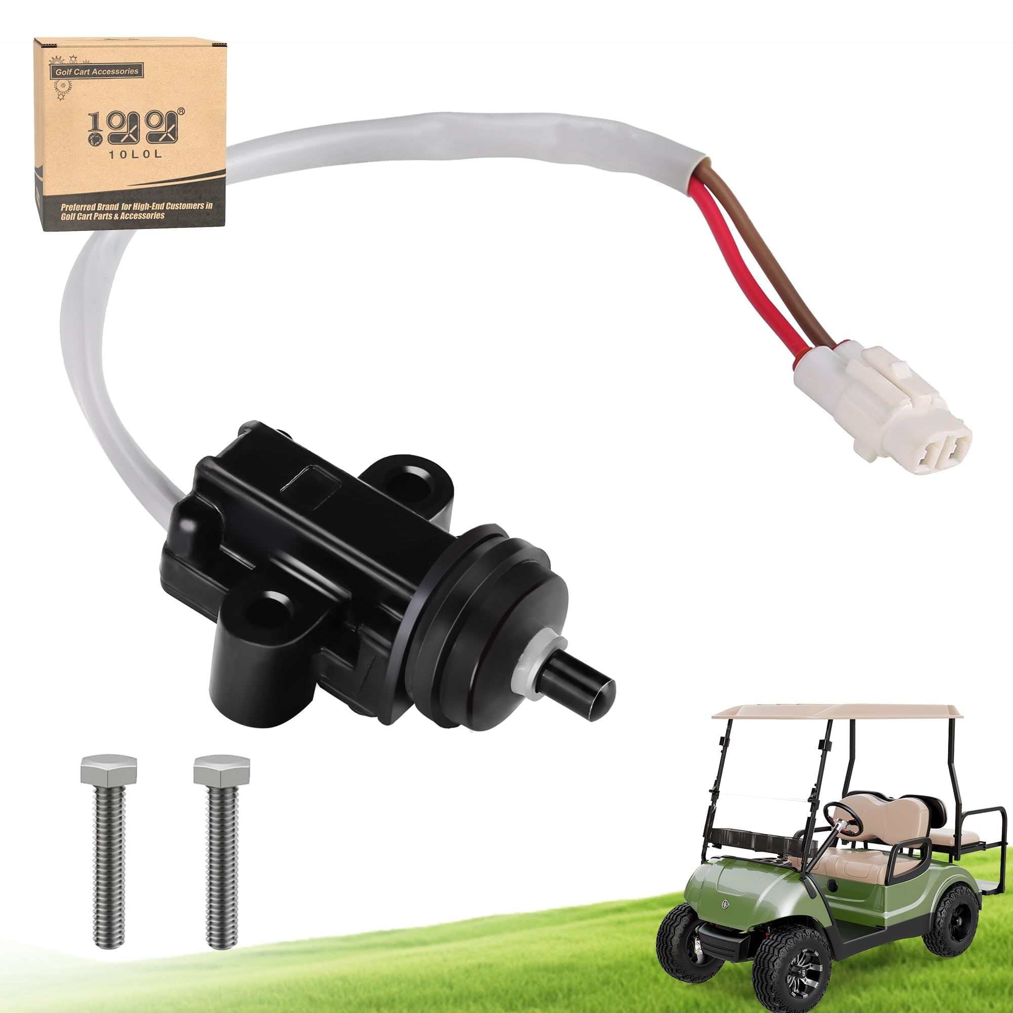 10L0L Golf Cart Accelerator Micro Stop Switch for Yamaha G14 G16 G19 G20 G21 G22 G29 Drive Gas & Electric Carts, Replaces OEM JF
