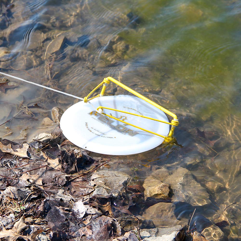 Dynamic Discs Disc Golf Golden Retriever | Frisbee Retrieving Device | Retrieve Sunken Discs In Water Hazards | Yellow