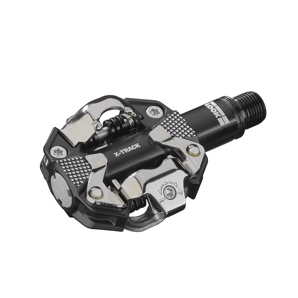 Look Cycle - X-Track Mtb Bike Pedals - Standard Spd Mechanism Compatible - Clipless Pedal - Aluminium Body - Double-Sealed Chrom