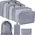 4Myl 7Piece Packing Cube Set For Travel  Lightweight Luggage Organizers For Clothes, Underwear, Cosmetics, Shoes, And Toiletri