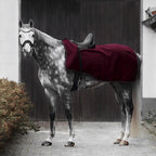 Horze Kiel Riding Blanket With Fleece - Dark Red - 81 In