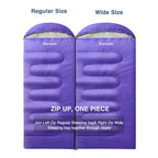 Atarashi Wide Sleeping Bags For Adults, Womens Sleeping Bags For Camping, Hiking And Outdoors, 3-4 Seasons Warm Cold Weather, Li