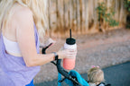 Simple Modern Wide Mouth Lid Leak Proof Straw Chug Handle Flip Fits Summit Water Bottles And Hydro Flask, Tumbler Style, Riptide