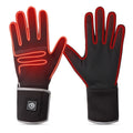 Savior Heat Heated Liners Gloves For Men Women, 2023 Electric Rechargeable Battery Thermal Thin Gloves For Winter Skiing Typing 