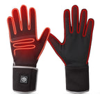 Savior Heat Heated Liners Gloves For Men Women, 2023 Electric Rechargeable Battery Thermal Thin Gloves For Winter Skiing Typing 