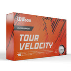 Wilson Tour Velocity Distance Golf Balls - 15 Pack, White