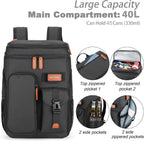 Insulated Cooler Backpack,45 Cans Multifunctional Double Deck Leakproof Cooler Bag With Sternum Strap,Large Capacity Lightweight