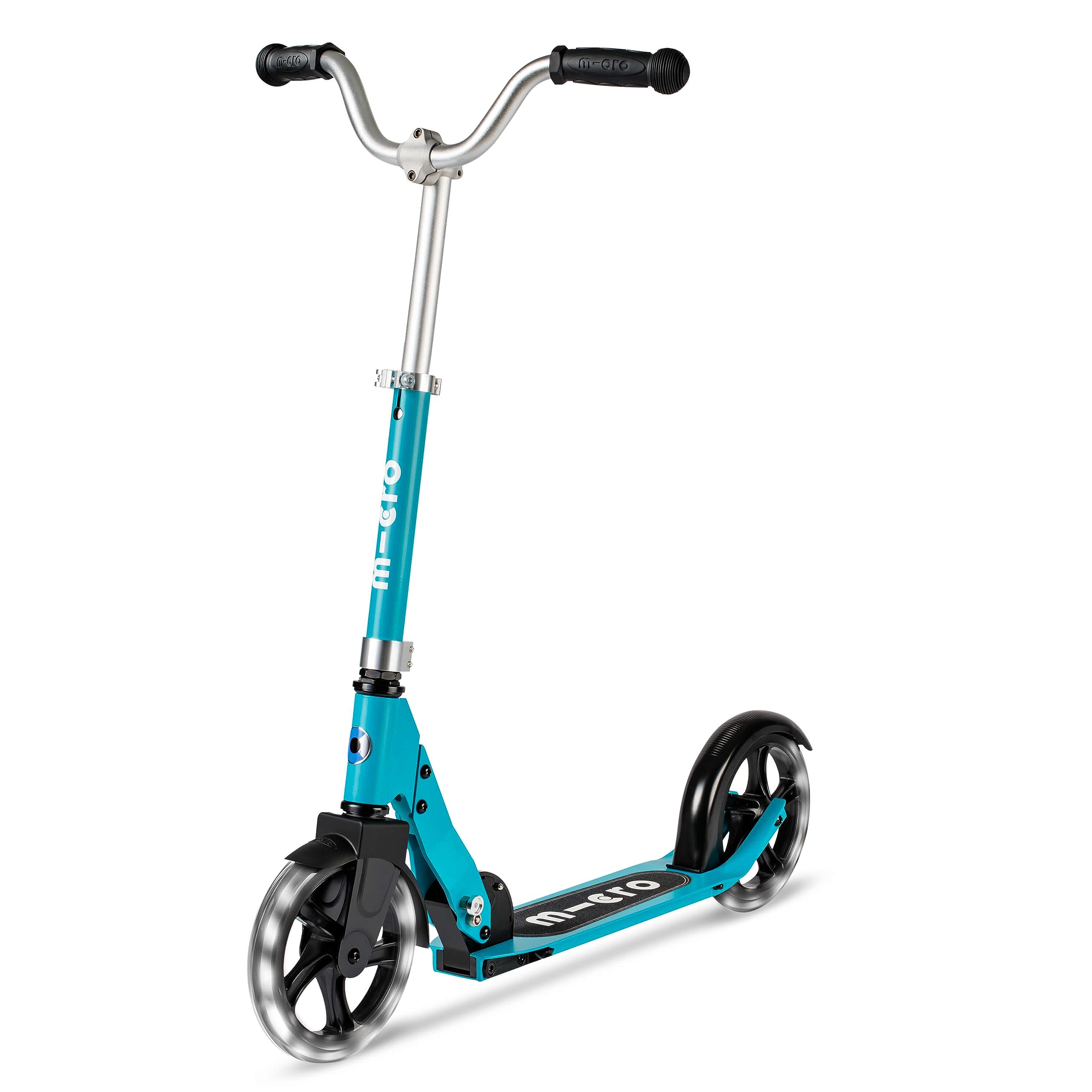 Micro Kickboard - Micro Cruiser LED - Two Wheeled, Fold-to-Carry Swiss-Designed Micro Scooter for Kids with Smooth Gliding Light