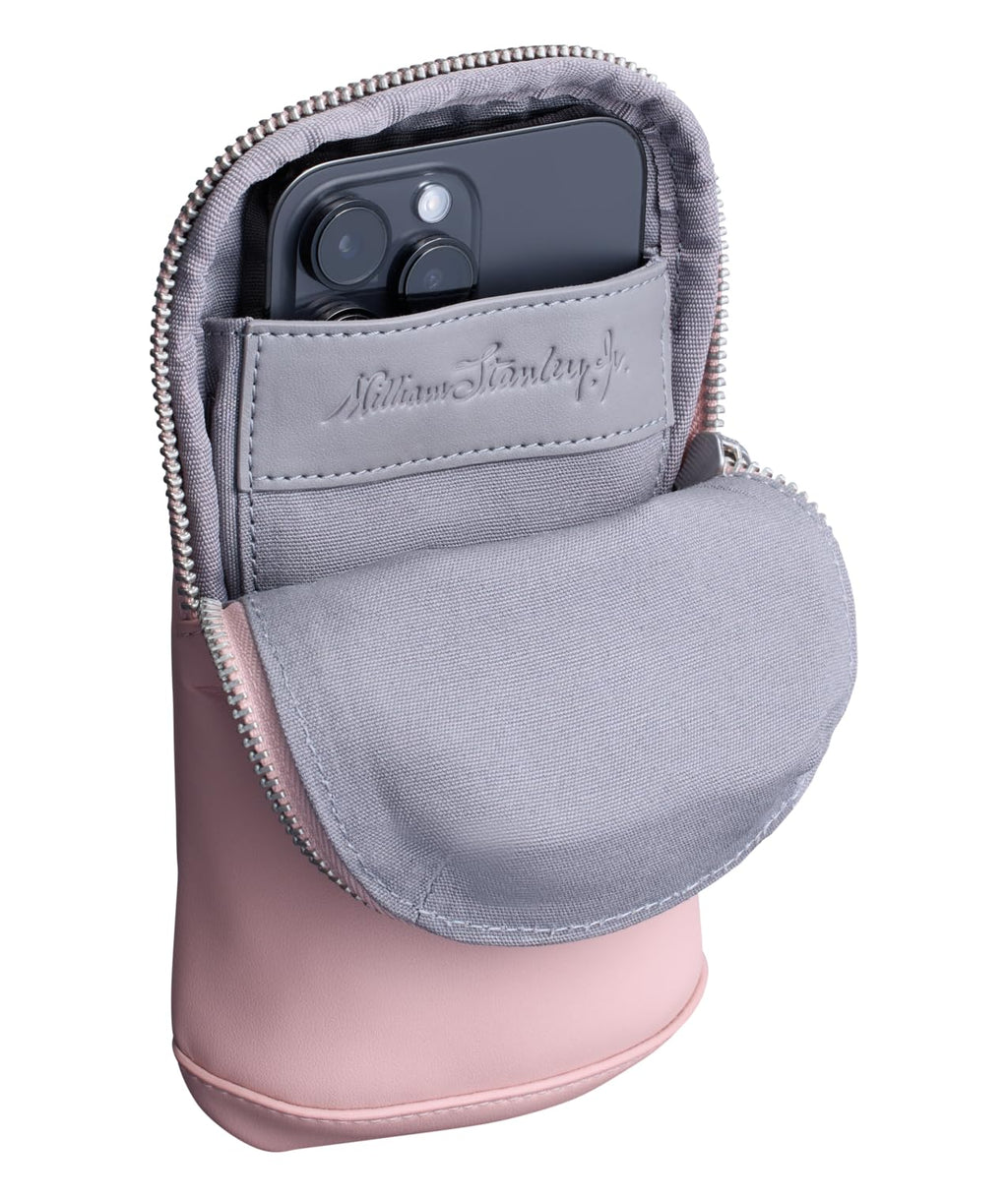 Stanley Cross Bottle Essentials Case Max | Phone, Wallet, Keys Holder For Water Bottle | Faux Leather Accessory Pouch For Carry