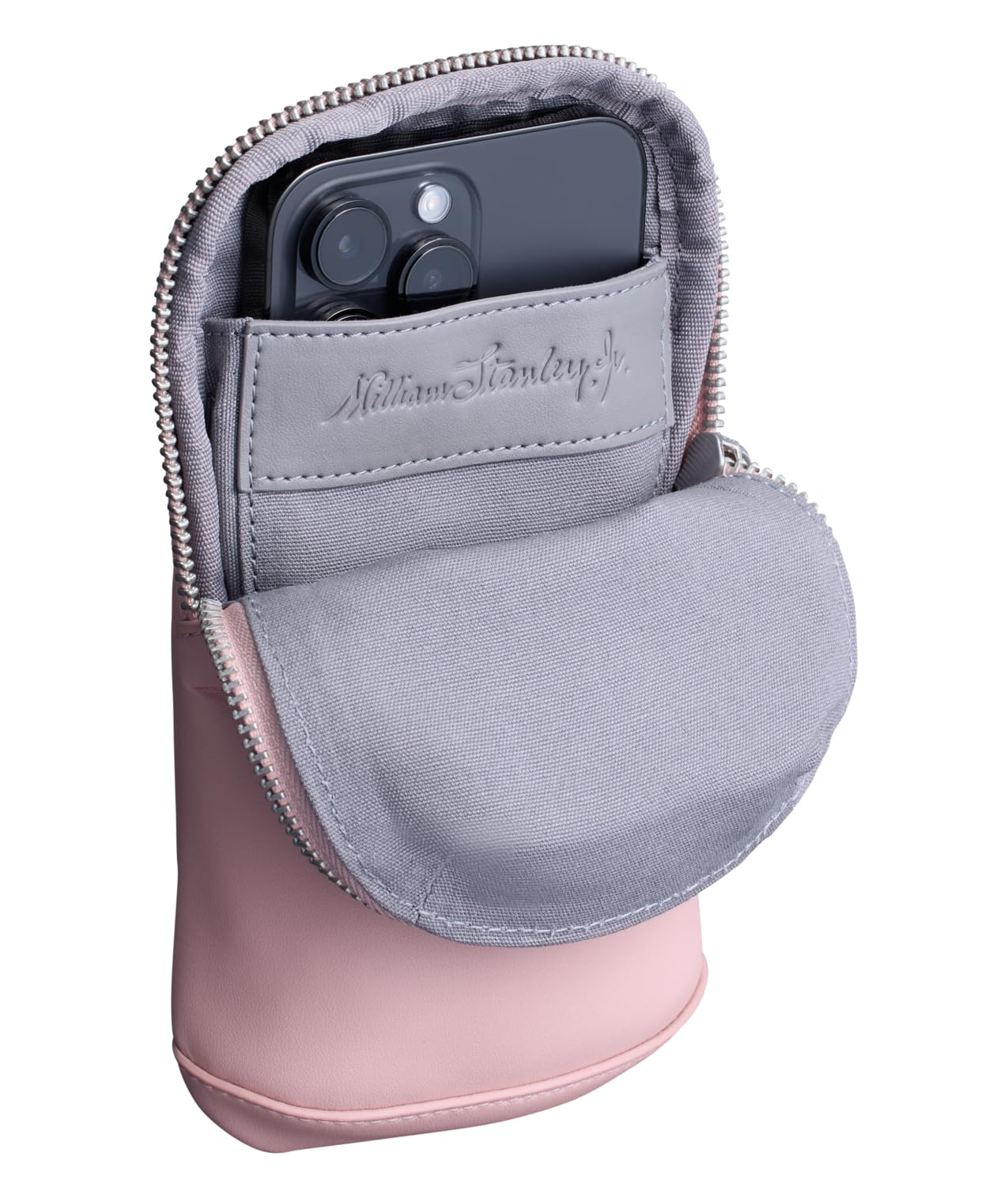 Stanley Cross Bottle Essentials Case Max | Phone, Wallet, Keys Holder For Water Bottle | Faux Leather Accessory Pouch For Carry