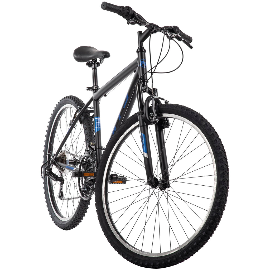 Huffy Stone Mountain 21-Speed Hardtail Mens Mountain Bike, 26-Inch, Matte Black