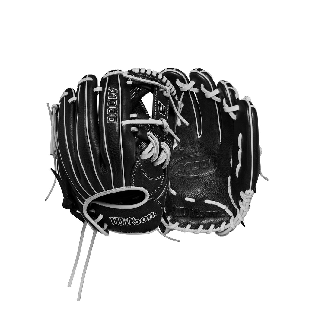 Wilson 2024 A1000 H75 11.75    Infield Fastpitch Softball Glove - Black/Silver, Right Hand Throw
