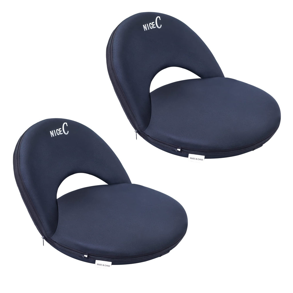 Nice C Stadium Seats, Floor Chairs, Bleacher Chairs, 10-Posisition Reclining Waterproof Cushion, Ultralight, Foldable, Extra Thi