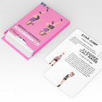 Puredrop Gymnastics Training Equipment Aid Cards: Great Training Drills For Solo Practice. Exercises And Workouts For At Home. F