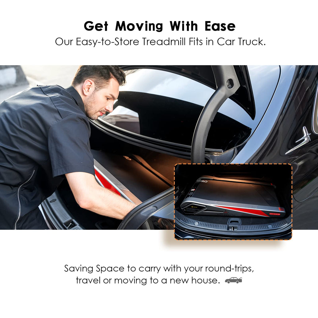 Egofit Walker Plus M1T Smallest 2In1 Folding Under Desk Treadmill With Incline For Home&Office With App & Remote Control For Wal