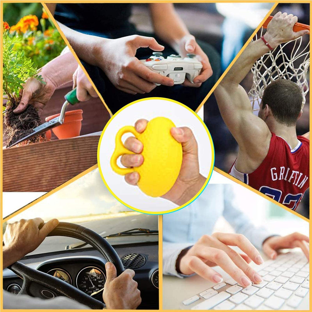 Finger Ball Exerciser Grip Stress Ball, Silicone, Strength Squeeze For Hand, Finger Grip Strengthening Exercise For Hand