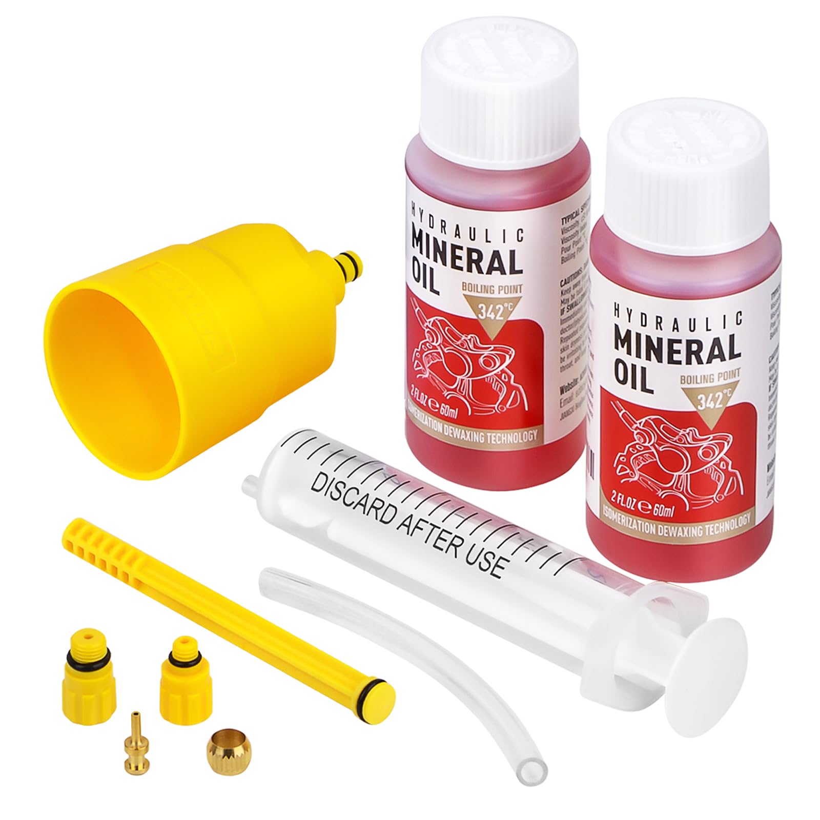 YOUMAYSTORY Brake Bleed Kit for Shimano Hydraulic Brakes, Brake Fluid Change Hydraulic Kits, Including High Performance Brake Fl