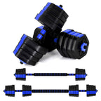 Vivitory Dumbbell Sets Adjustable Weights, Free Weights Dumbbells Set With Connector, Non-Rolling Adjustable Dumbbell Set, Weigh
