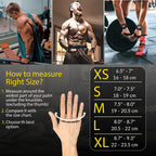 Glaring Way Weight Lifting Gloves With Built-In Wrist Wrap For Exercise, Full Palm Protection And Extra Grip Workout Gloves For