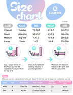 Sulifeel Ice Snow 4 Size Adjustable Light Up Roller Skates For Girls Boys For Kids Medium