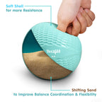 Yes4All Soft Weighted Toning Ballmedicine Ball & Exercise Pilates Ring - Multi Colors & Weights Available (Mint - Size: 3Lbs)