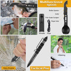 Survival Kits, Gift For Men Dad Husband, Emergency Survival Gear And Equipment 19 In 1, Fishing Hunting Birthday For Men, Campin