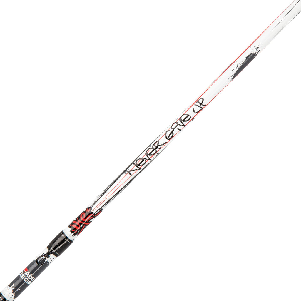 Abu Garcia Ike Dude Spinning/Spincast Fishing Reel & Rod Combo Black, 6'/Medium
