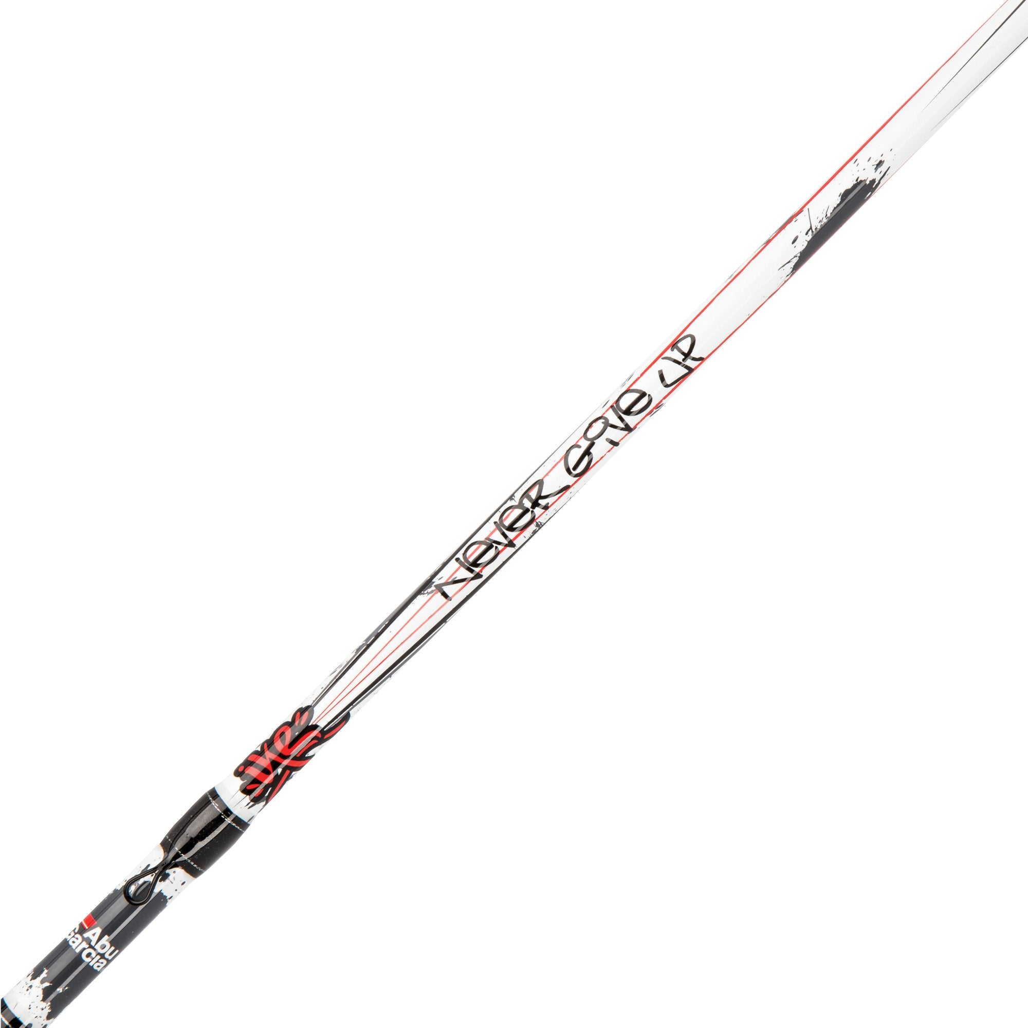 Abu Garcia Ike Dude Spinning/Spincast Fishing Reel & Rod Combo Black, 6'/Medium