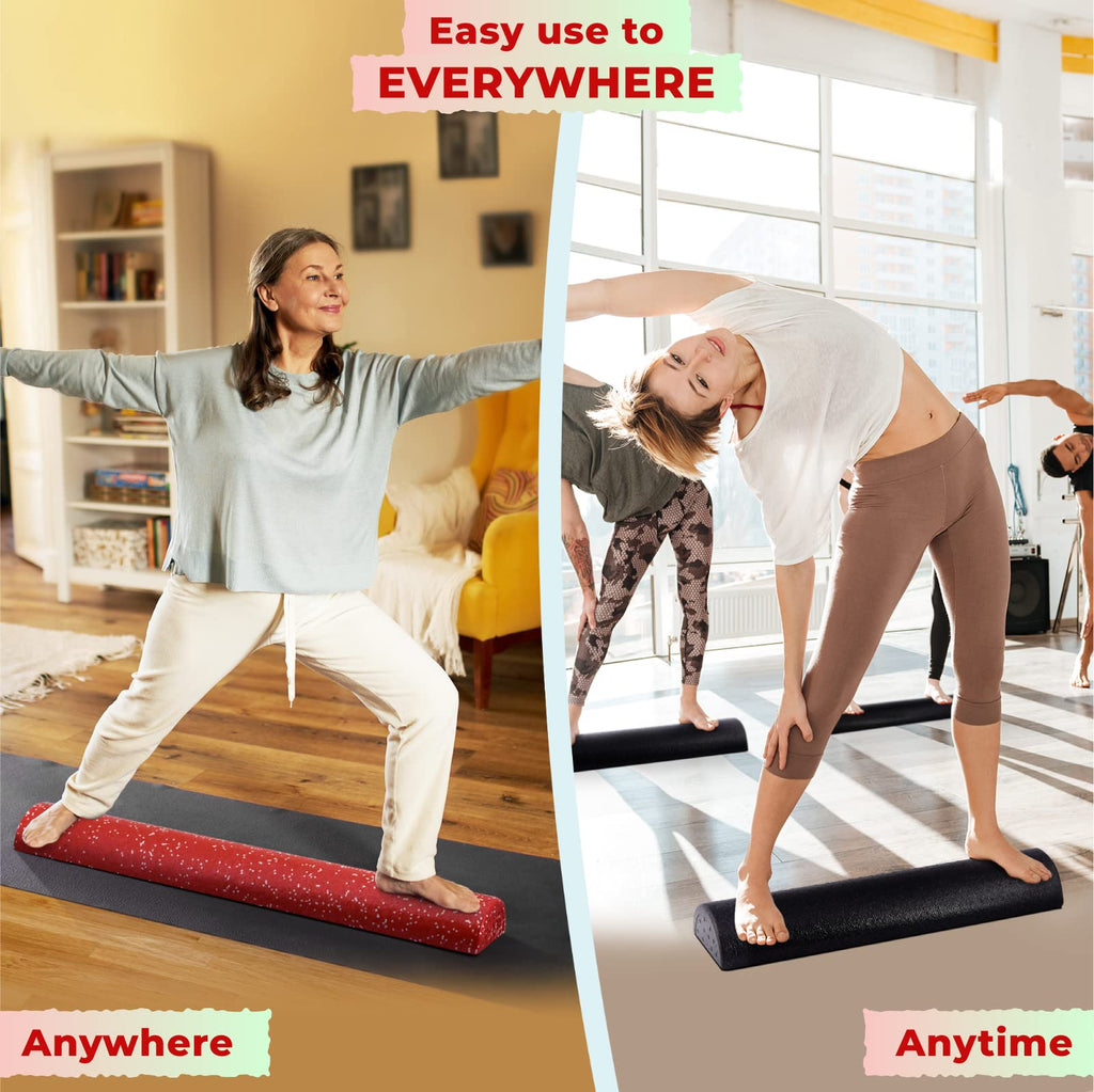Yes4All Half Roller Epp - Red Snow - 36 Inch