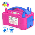 IDAODAN Electric Balloon Pump, Portable Electric Balloon Blower Machine Inflator Air Pump Dual Nozzle 110V 600W for Party Decora