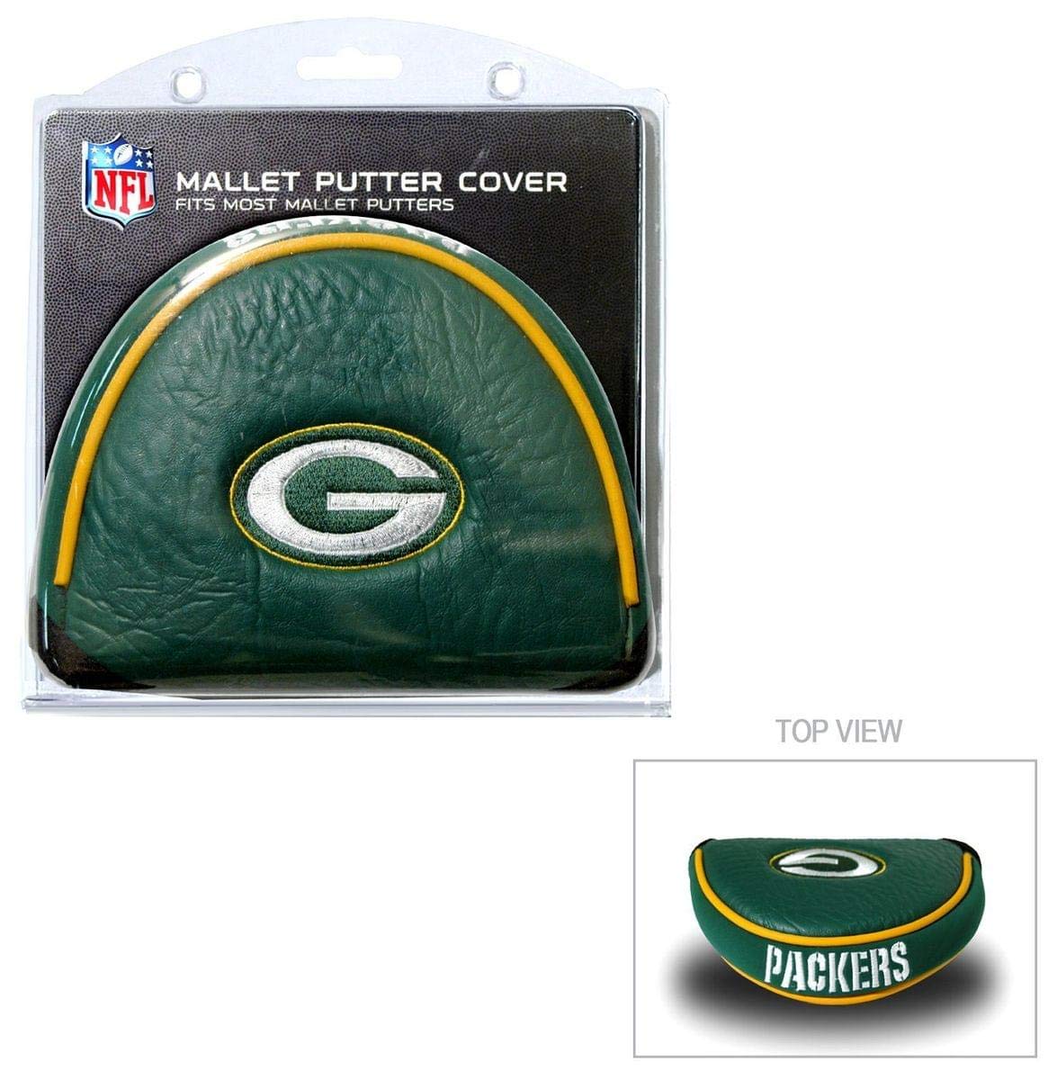 Team Golf Nfl Green Bay Packers Golf Mallet Putter Cover Golf Club Mallet Putter Headcover, Fits Most Mallet Putters, Scotty Cam