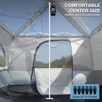 Redcamp Canopy Camping Tent For Pop Up Canopy, Inner Tent With Mesh Window, Converts Straight Leg 10X10 Or 10X20 Canopy Into Cam