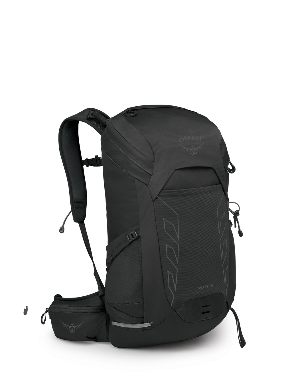 Osprey Talon 26L Mens Lightweight Hiking Backpack - Daypack for Travel & Camping, Black/Coal Grey