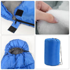 Wind Tour 3 Season Lightweight Waterproof Sleeping Bag Indoor & Outdoor Spliceable Single Sleeping Bag 1.0Kg For Hiking Backpack