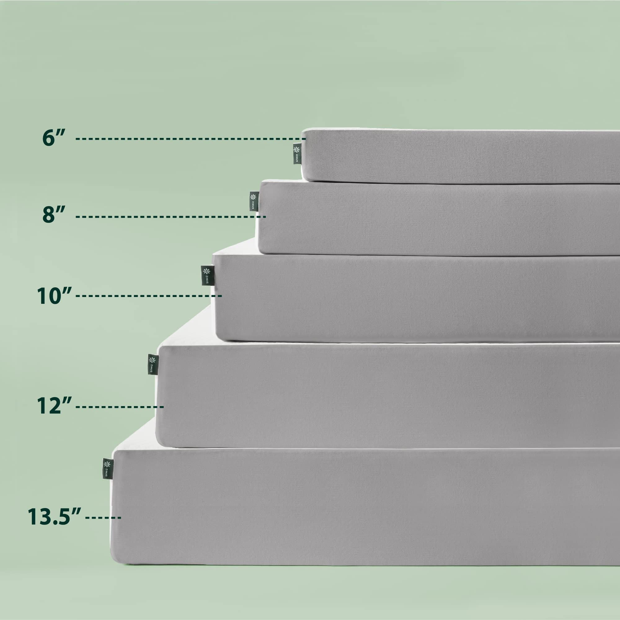 Zinus 10 Inch Cooling Essential Foam Mattress  Affordable Mattress  Bed-In-A-Box  Certipur-Us Certified, Twin