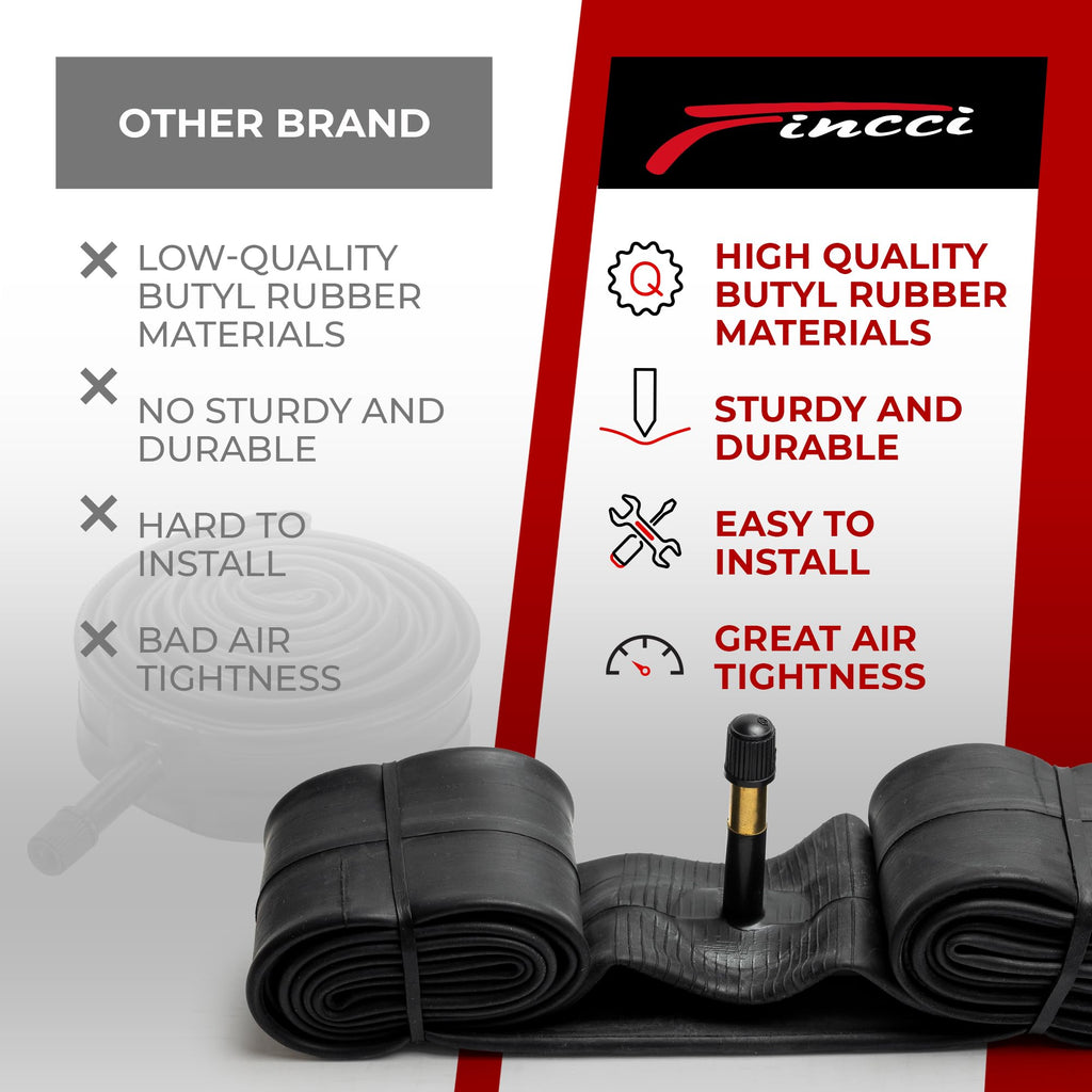 Fincci Pair 275 X 195-2125 Inch Bike Inner Tubes 48Mm Schrader Valve Inner Tube For Mountain Mtb Road Hybrid Bicycle - Pack Of 2