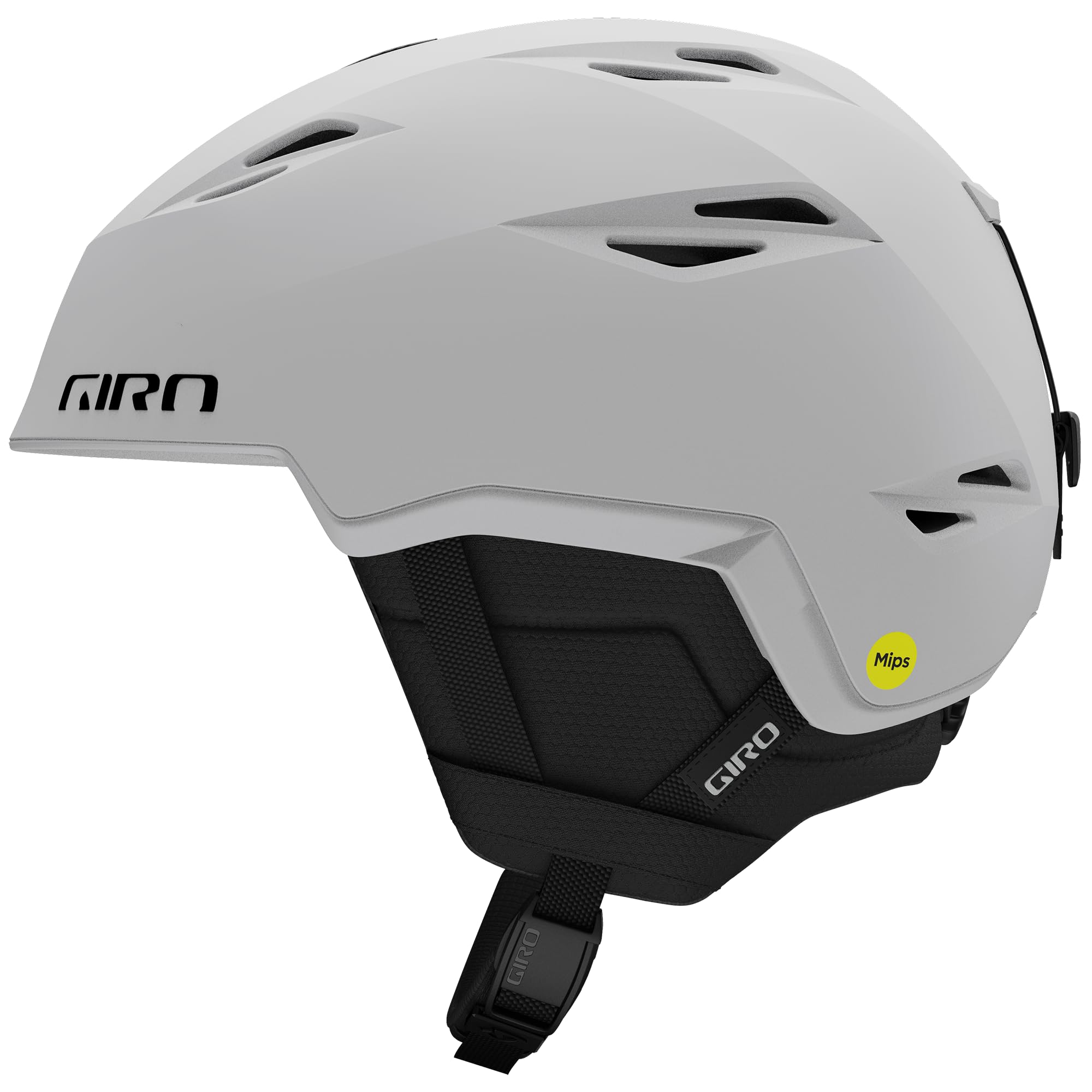 Giro Grid Spherical Ski Helmet - Snowboard Helmet for Men & Women - Matte Light Grey - M (55.5-59cm)