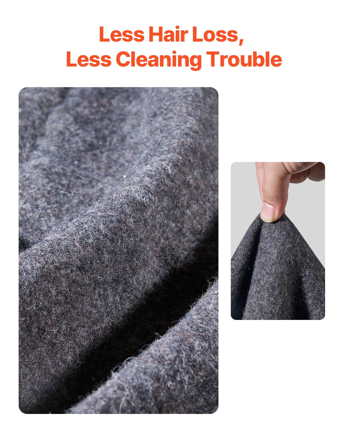 Vevor Wool Camping Blanket, Large Warm Stadium Blanket, Flame Retardant, Great For Outdoors, Picnics, Hiking, Sports Events, Tra