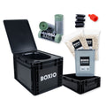 Boxio Toilet Max+ Starter Kit, Portable Camping Toilet, Composting Toilet 14,7 X 11,8 X 11,0, Made In Germany