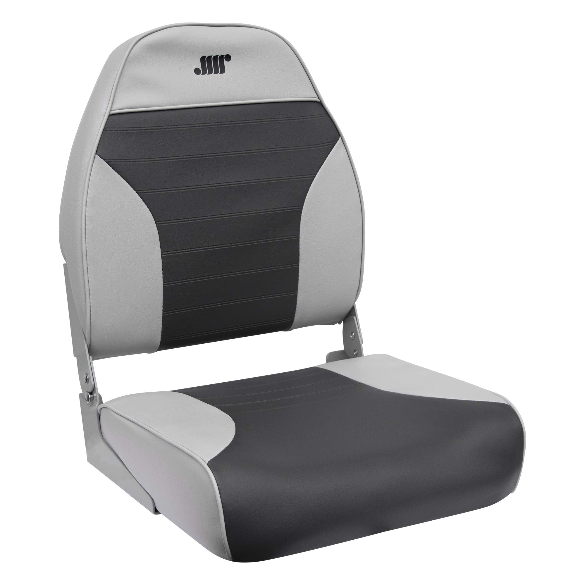 Wise 8Wd588Pls-664 Standard High Back Boat Seat, Grey/Charcoal