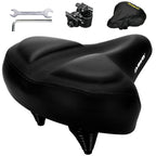 Daway Oversized Comfort Bike Seat - C40 Most Comfortable Extra Wide Soft Foam Padded Exercise Bicycle Saddle For Men Women Senio