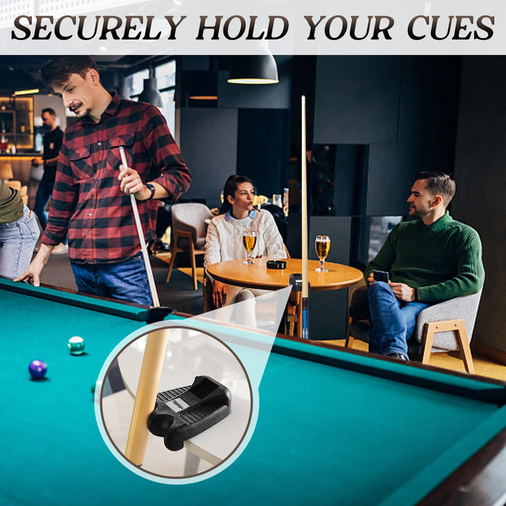 Naissgo Cue Rest Cue Stick Holder Pool Cue Holder (2 Holes)
